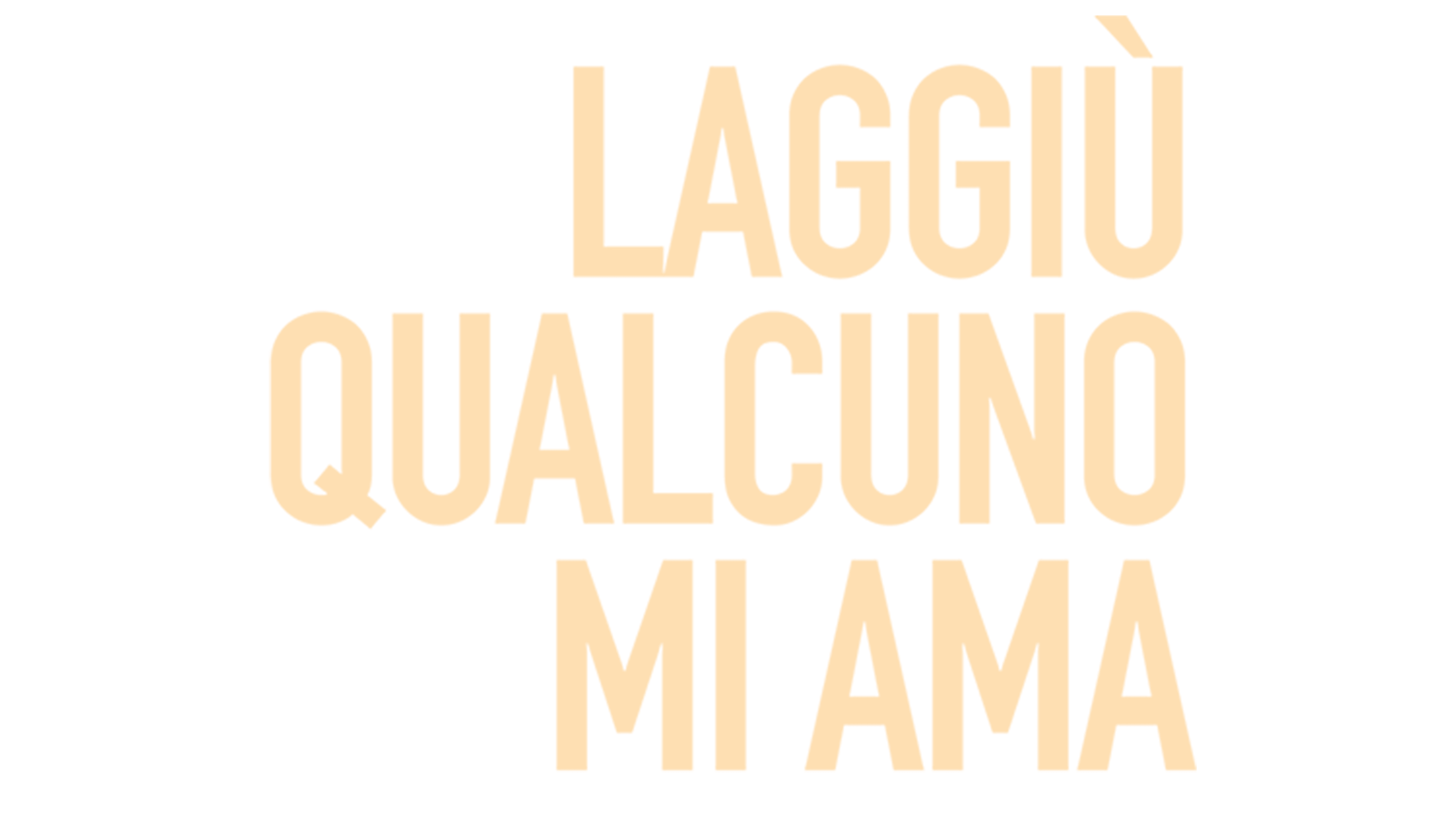 Laggiù qualcuno mi ama