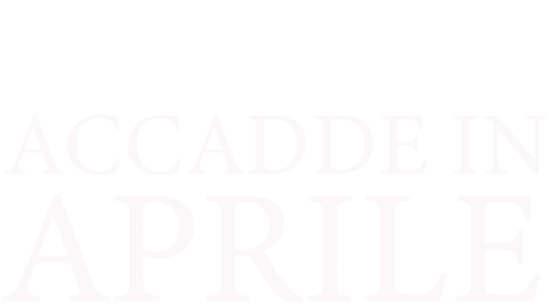 Accadde in Aprile