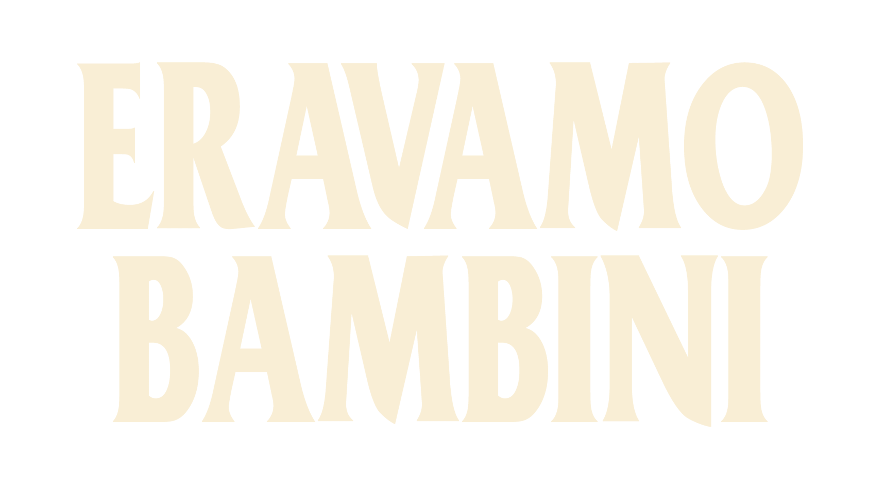 Eravamo bambini