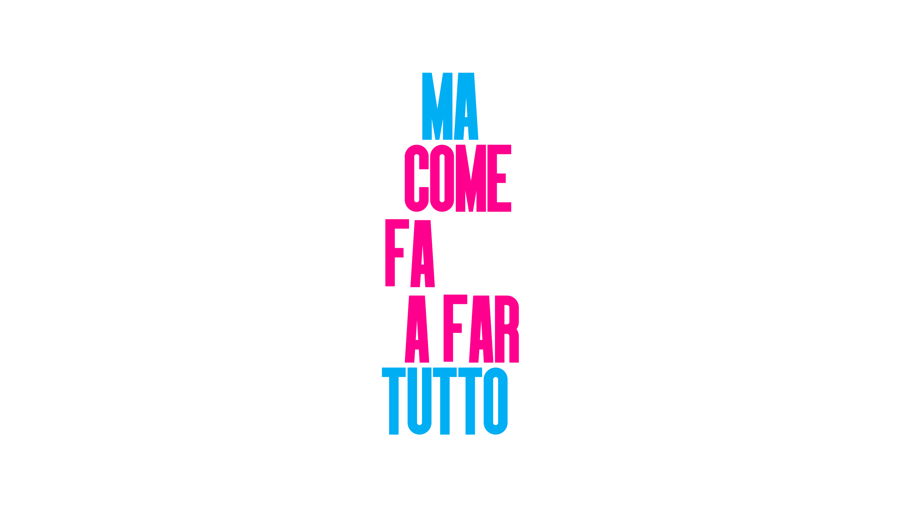 Ma come fa a far tutto?