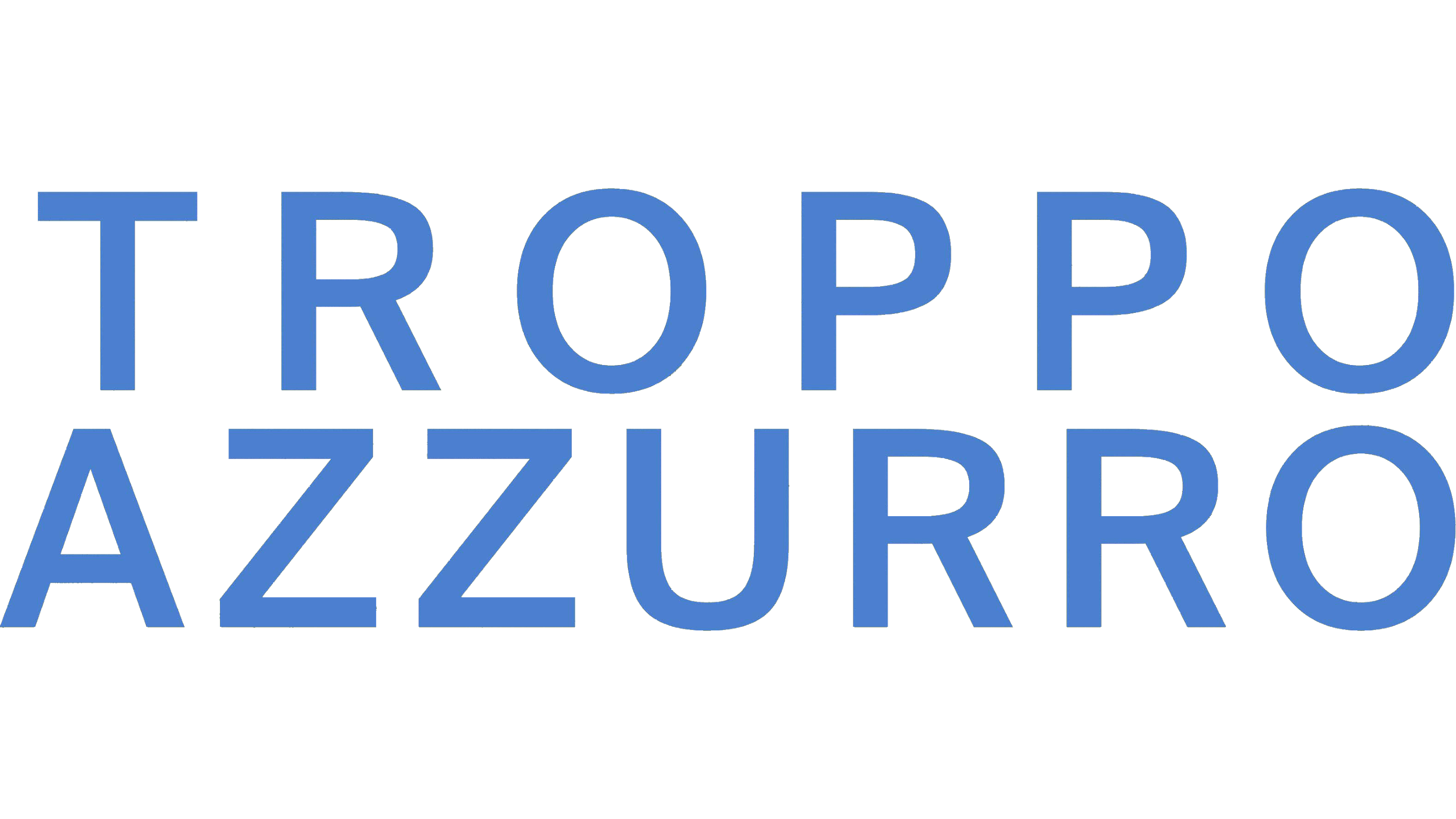 Troppo azzurro