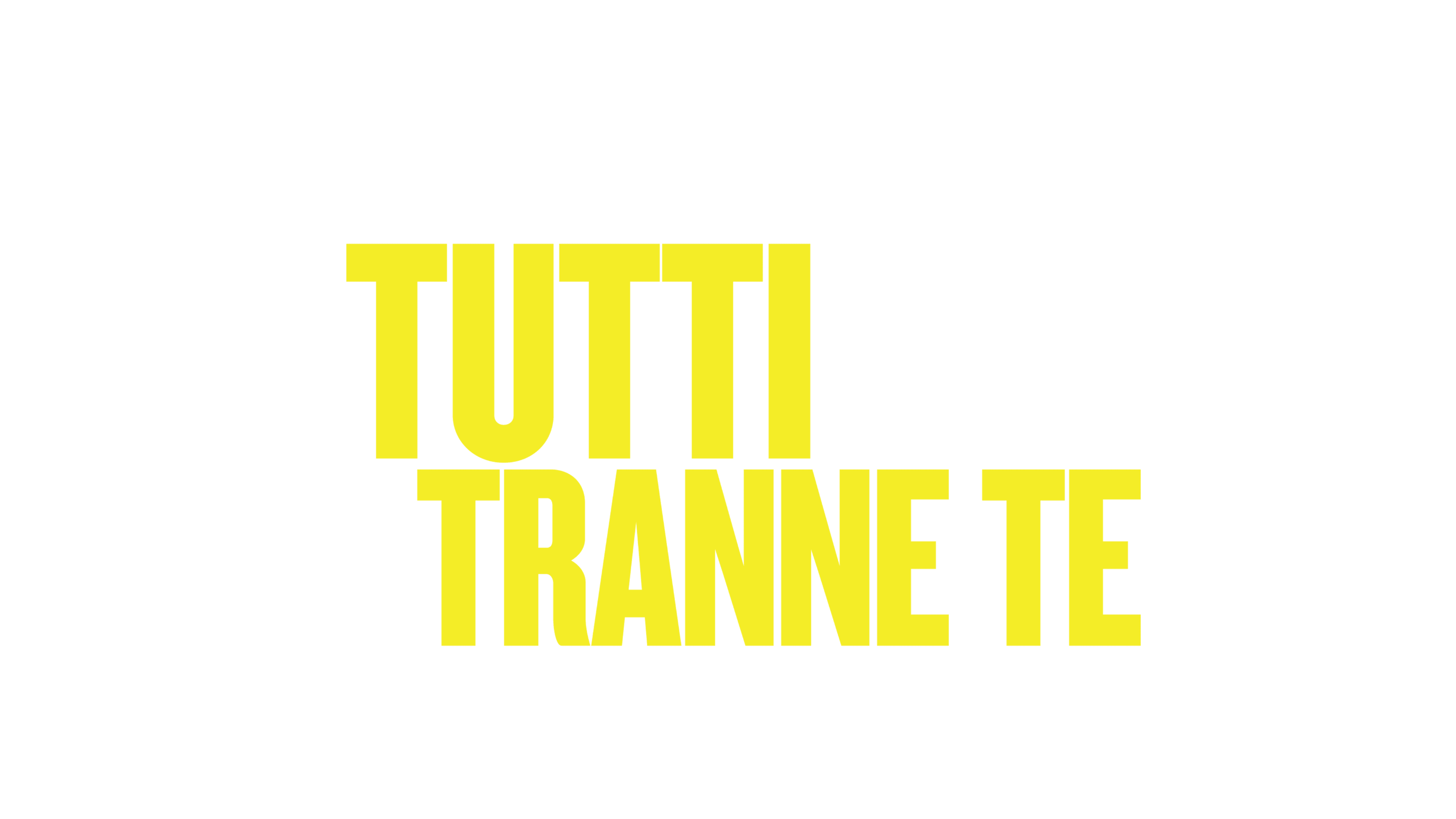 Tutti tranne te