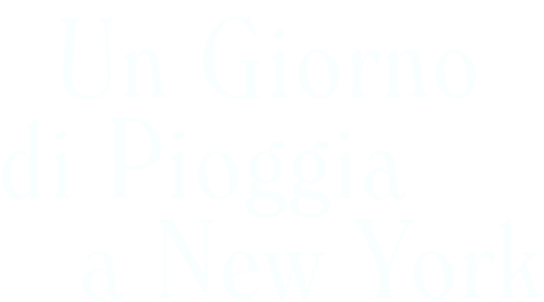 Un giorno di pioggia a New York
