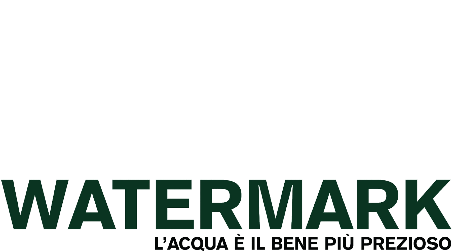 Watermark - L'acqua è il bene più prezioso